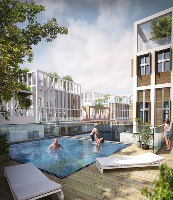 District S pool deck