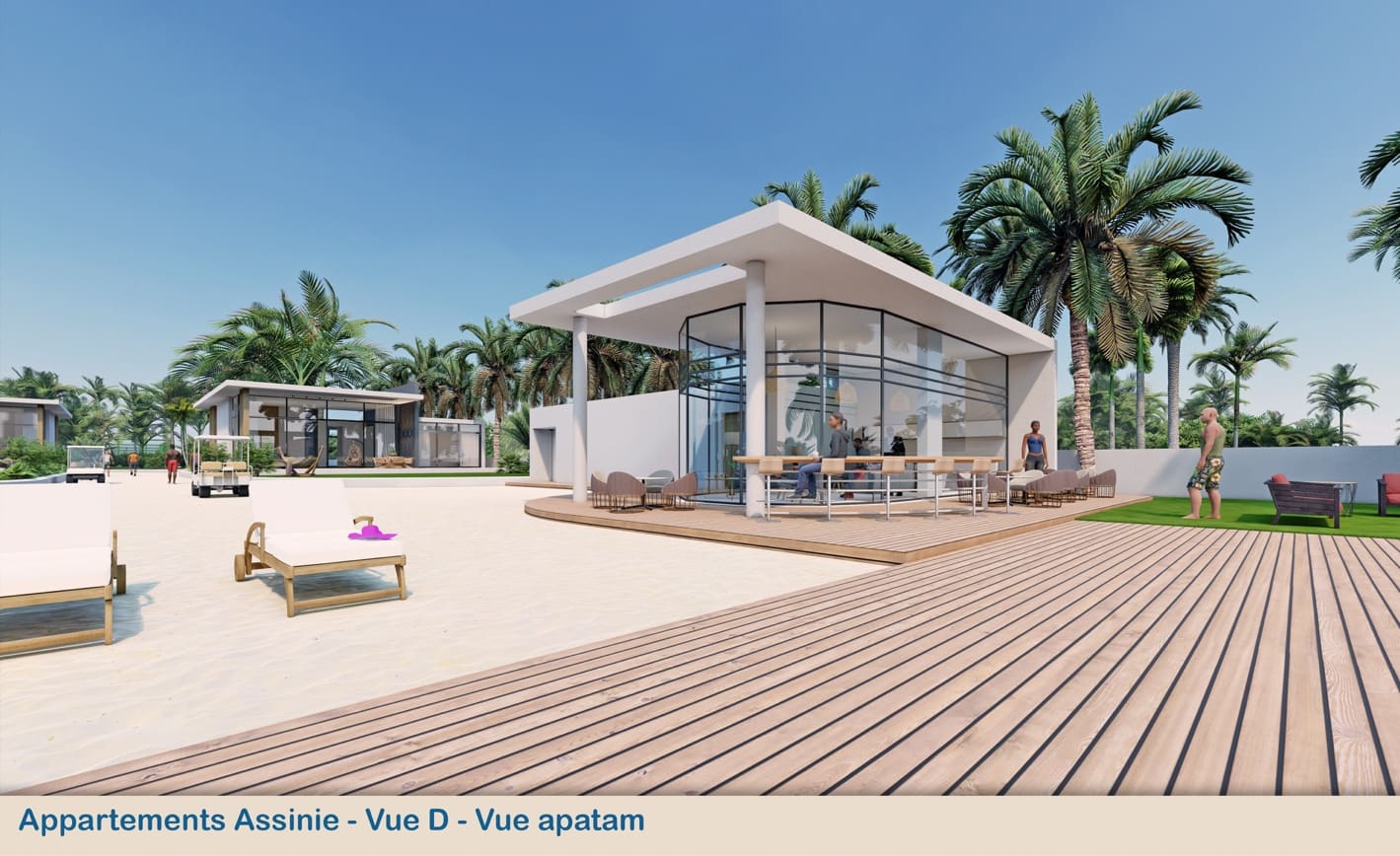 Assinie beach clubhouse